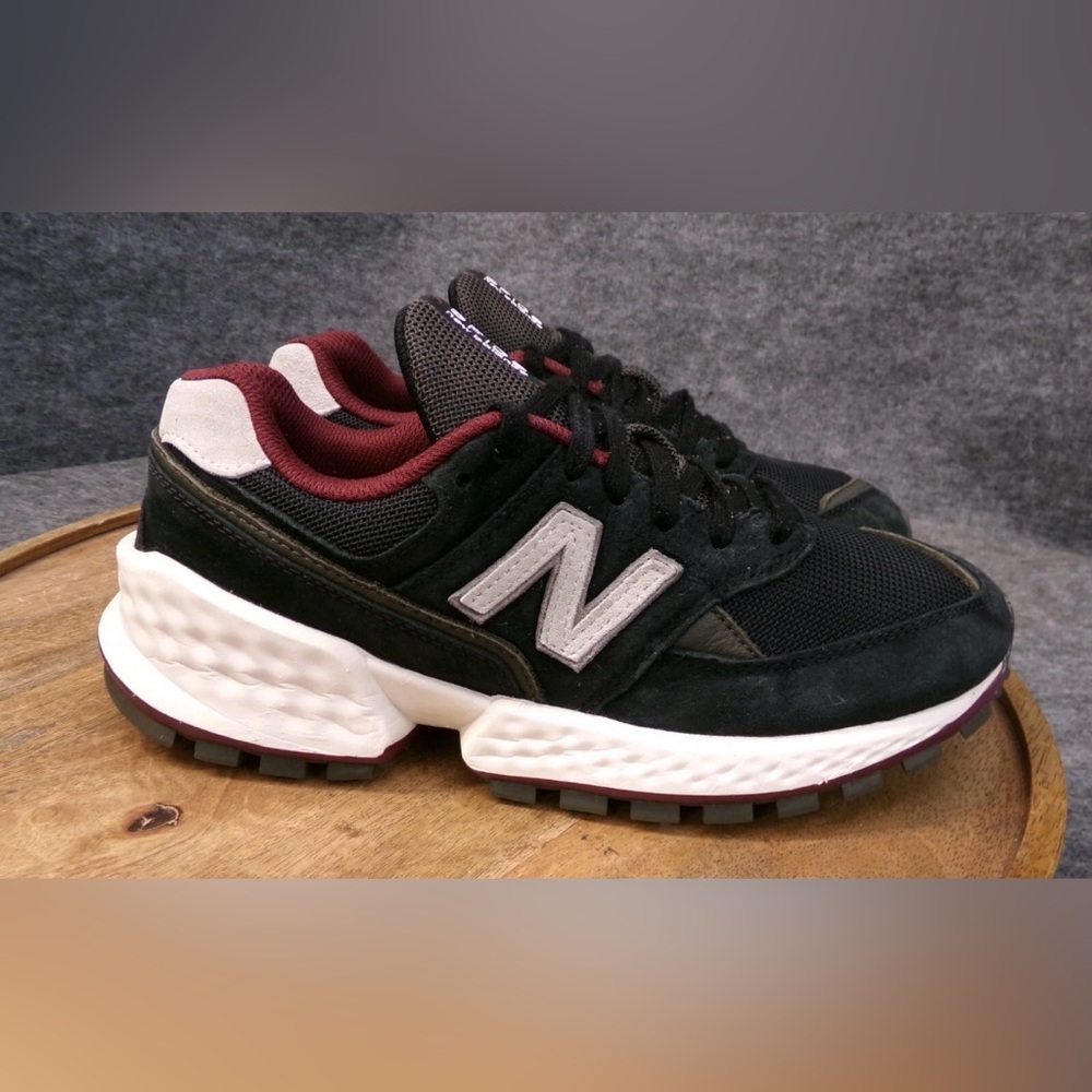 New Balance Figs Black & Burgundy Athletic Sneakers